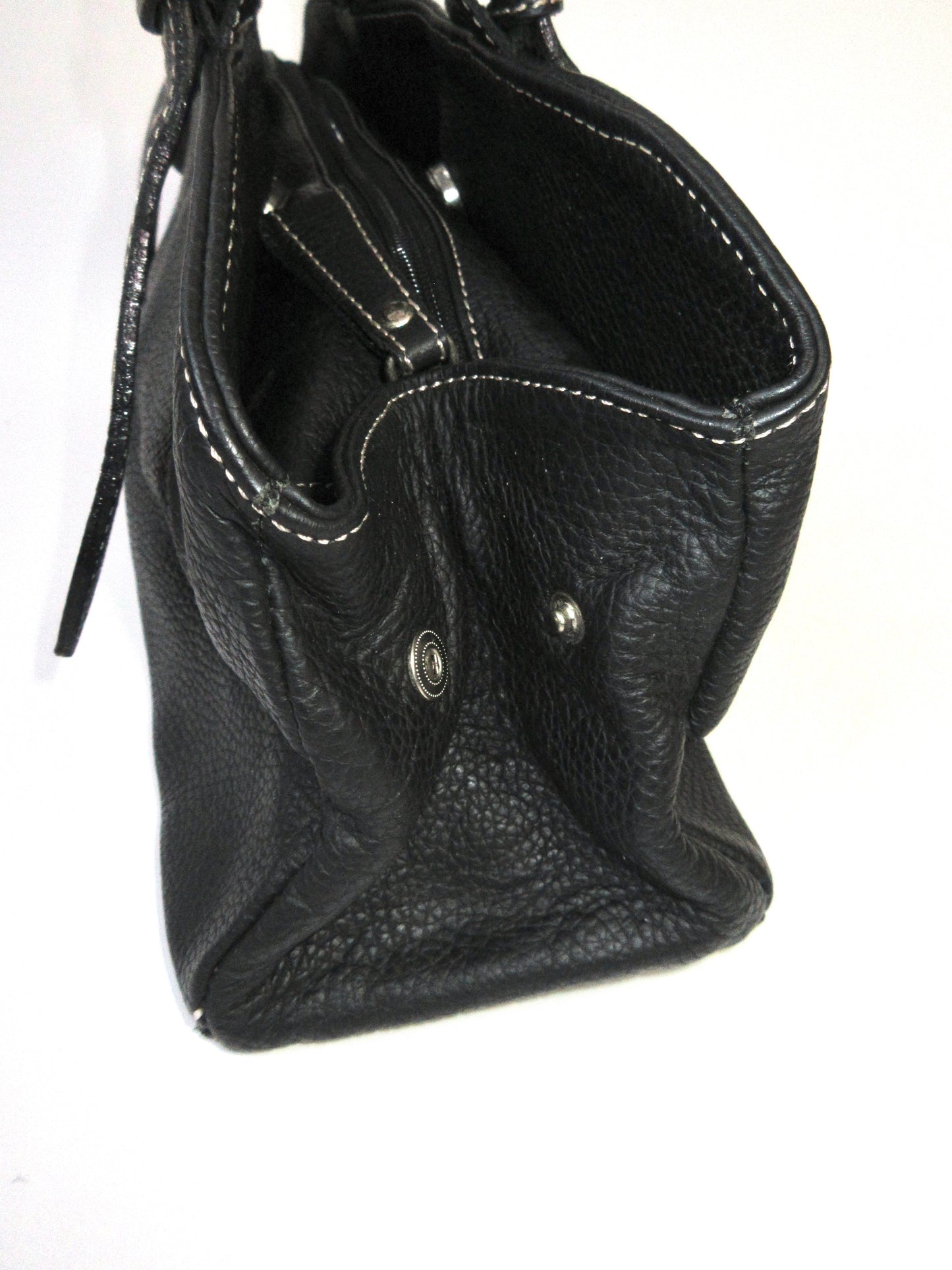 vintage leather handbag