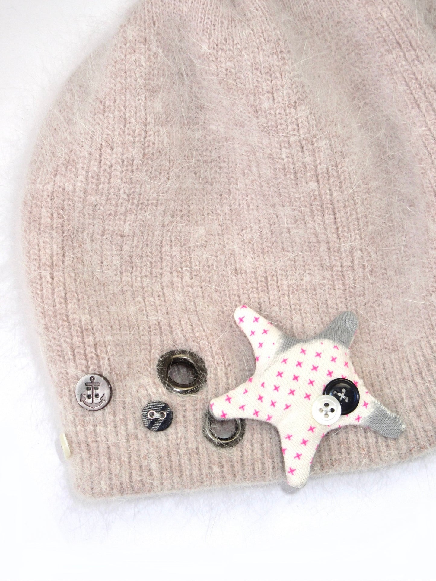 62 starfish mohair beanie