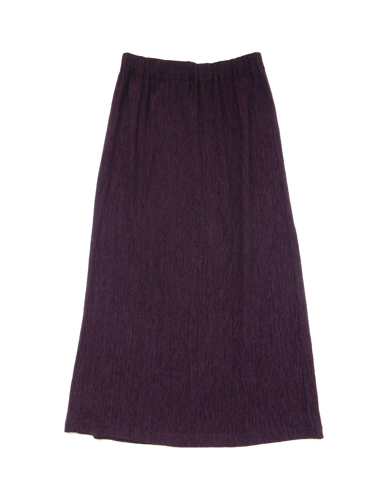 purple long skirt