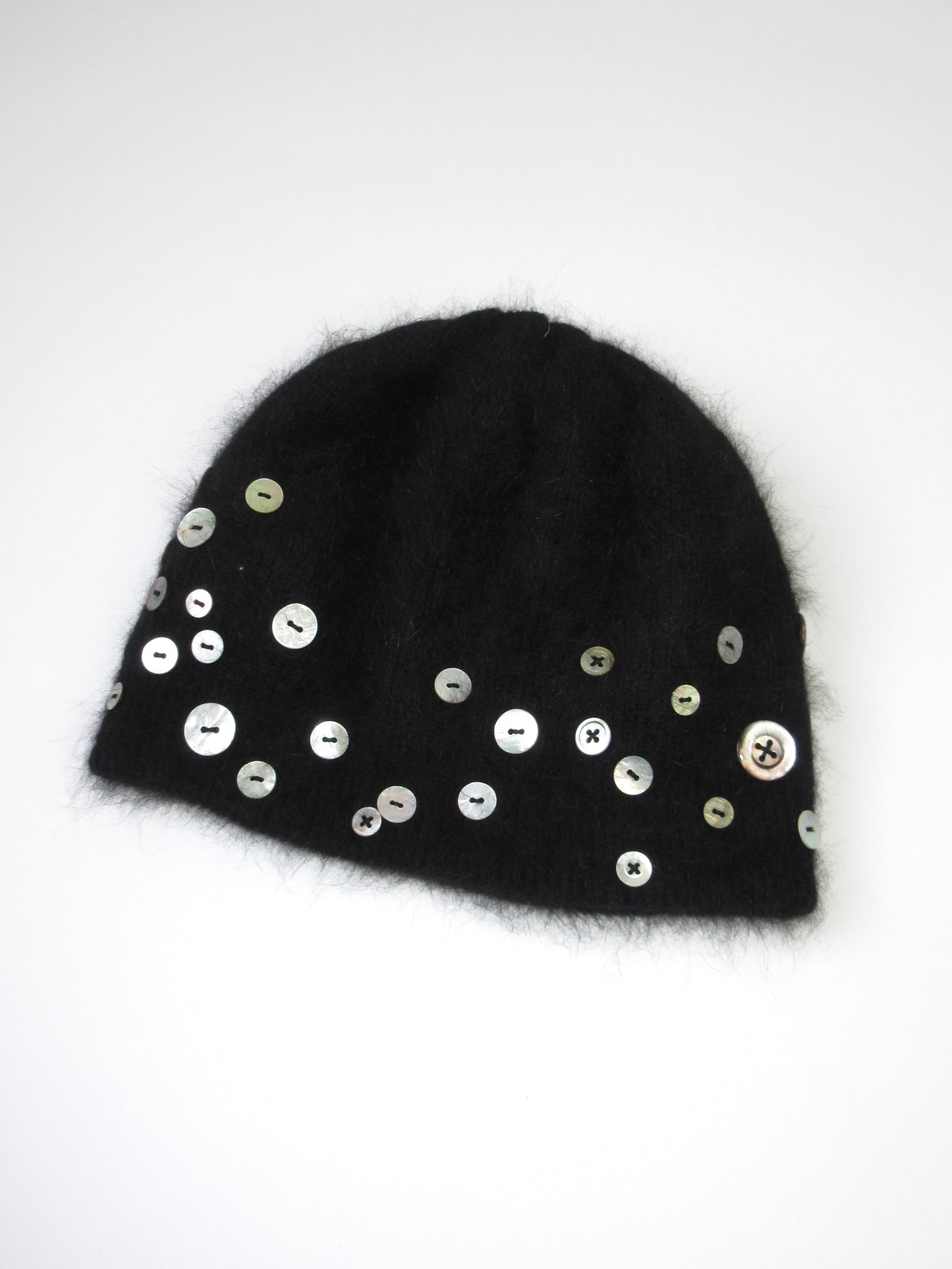 11 cell angora beanie