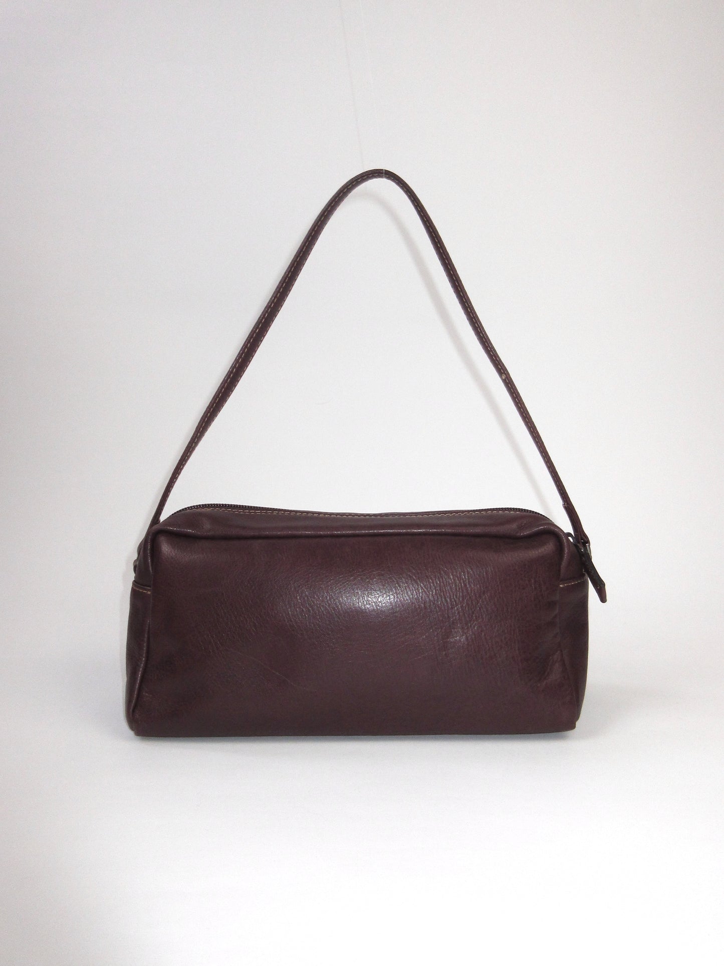 brown square shoulder bag