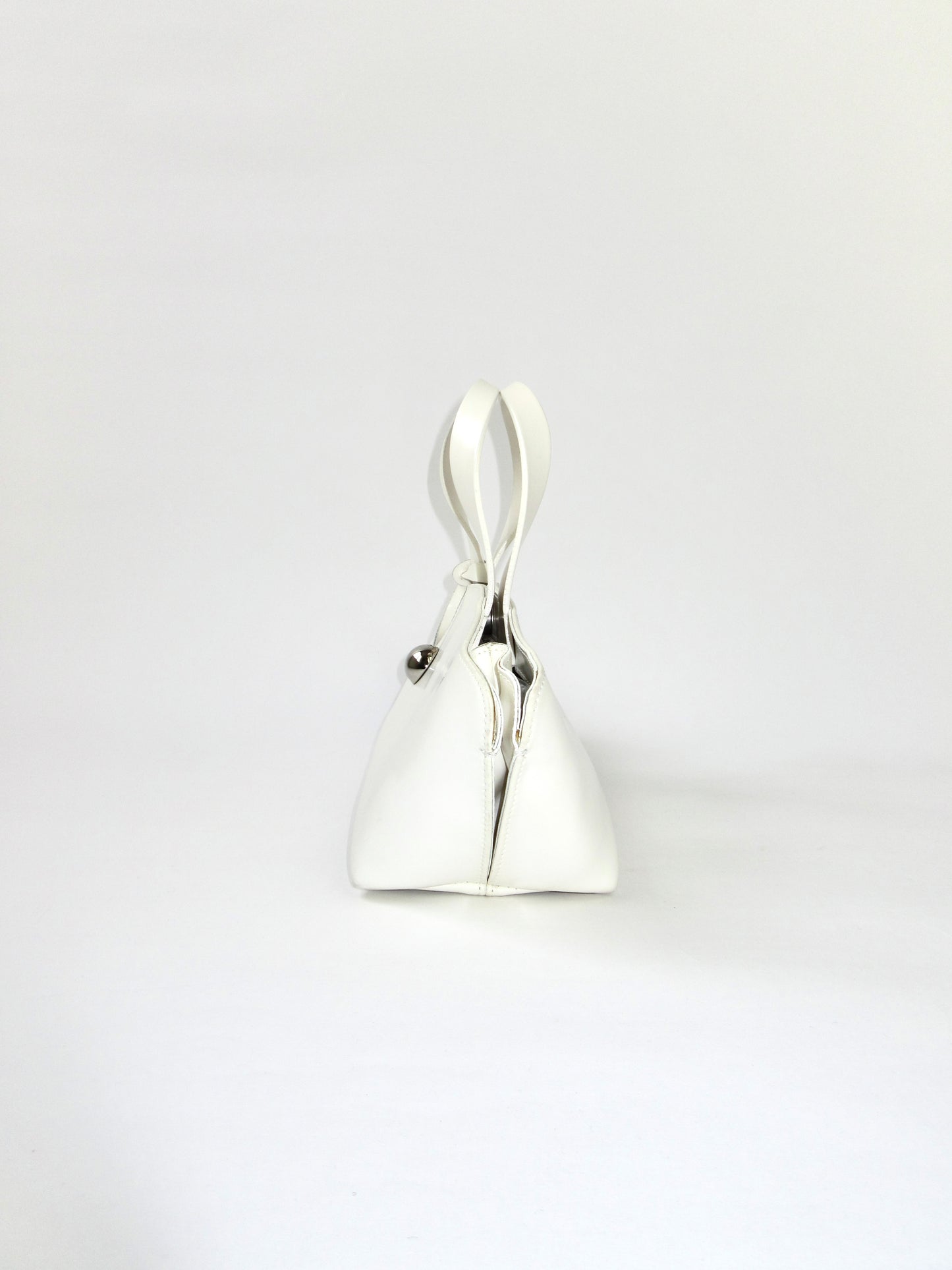 FURLA white leather handbag
