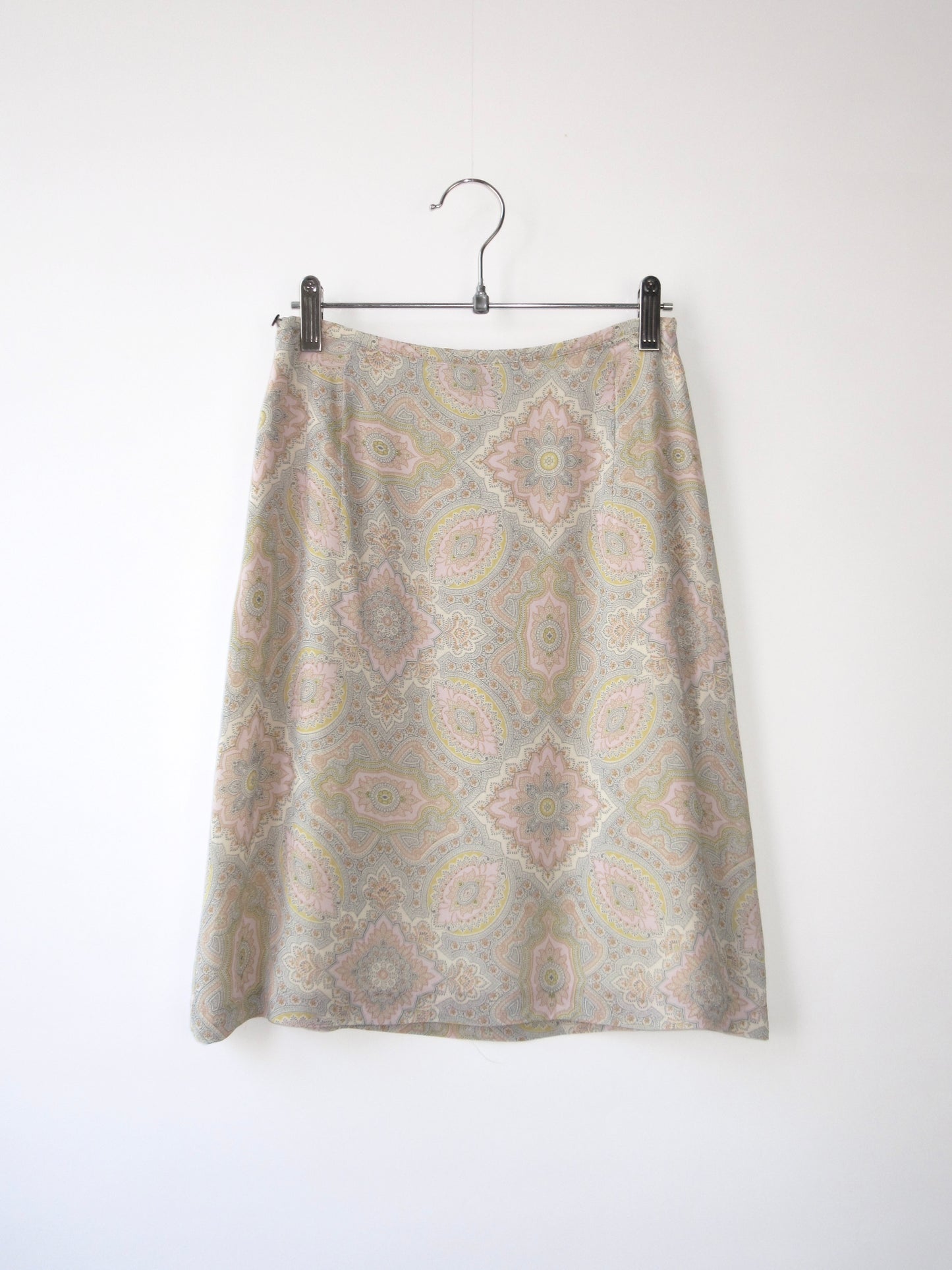 paisley pattern chiffon skirt