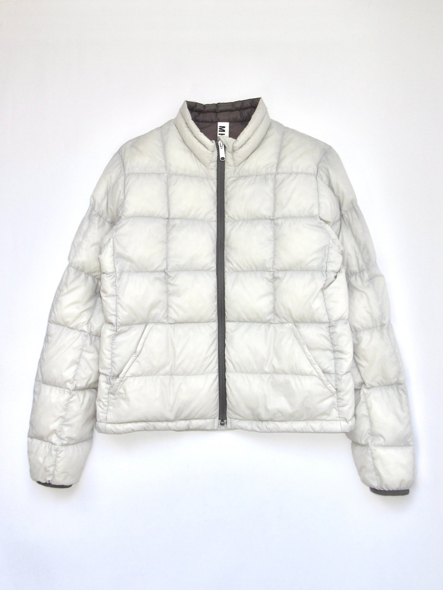 MHL. pale gray down jacket