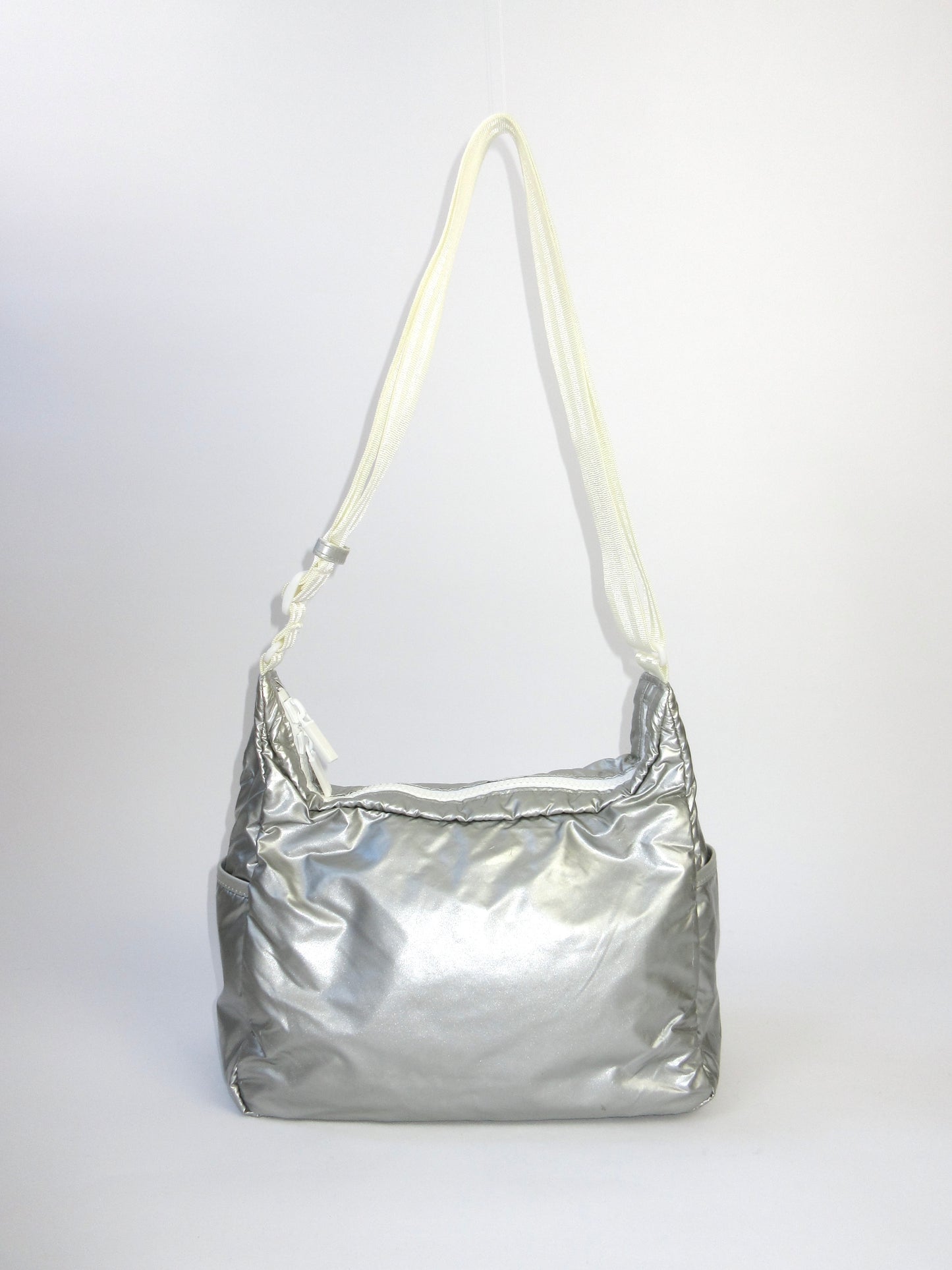 courreges silver shoulder bag