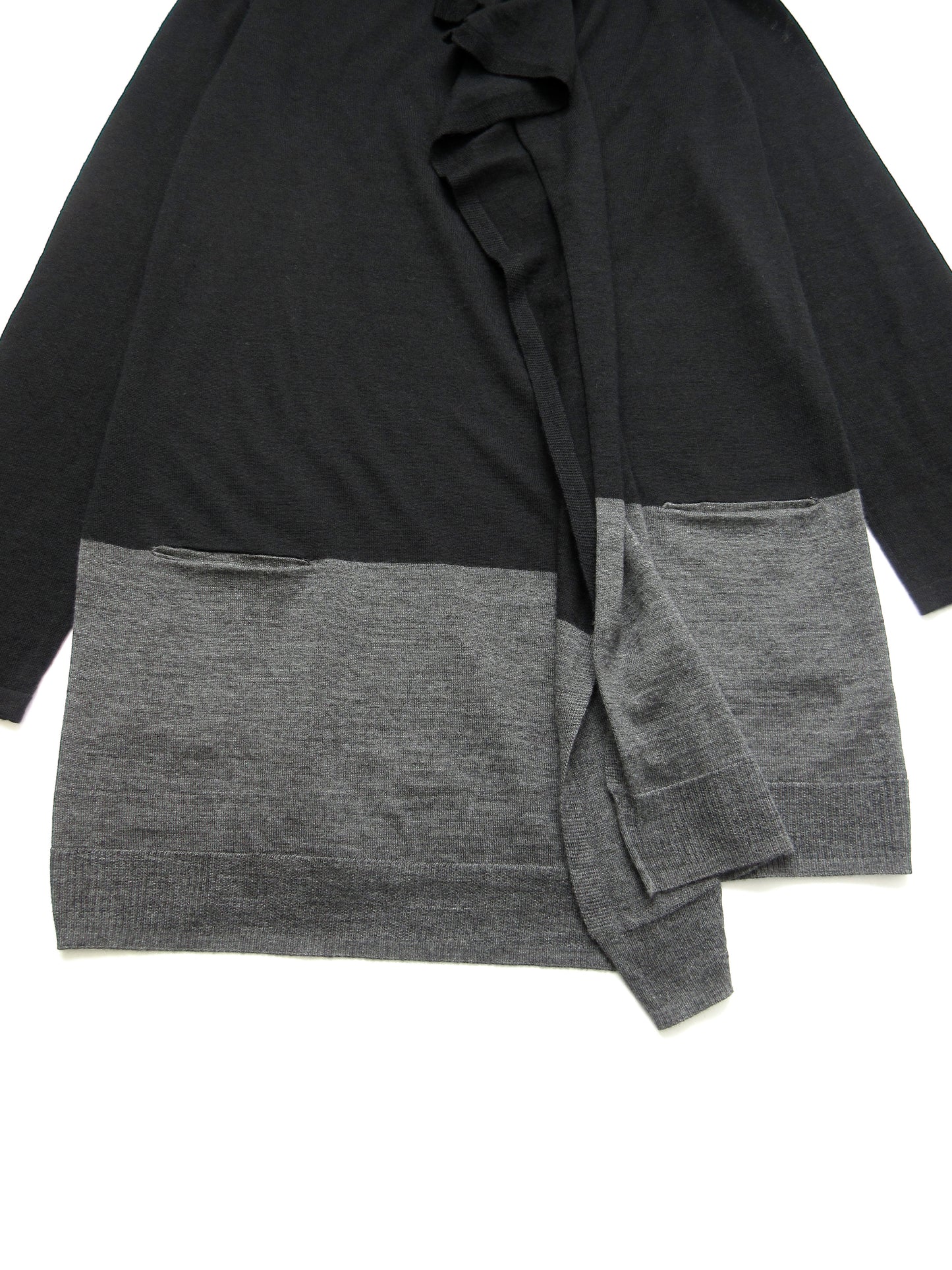 A/T bi-color knit tunic