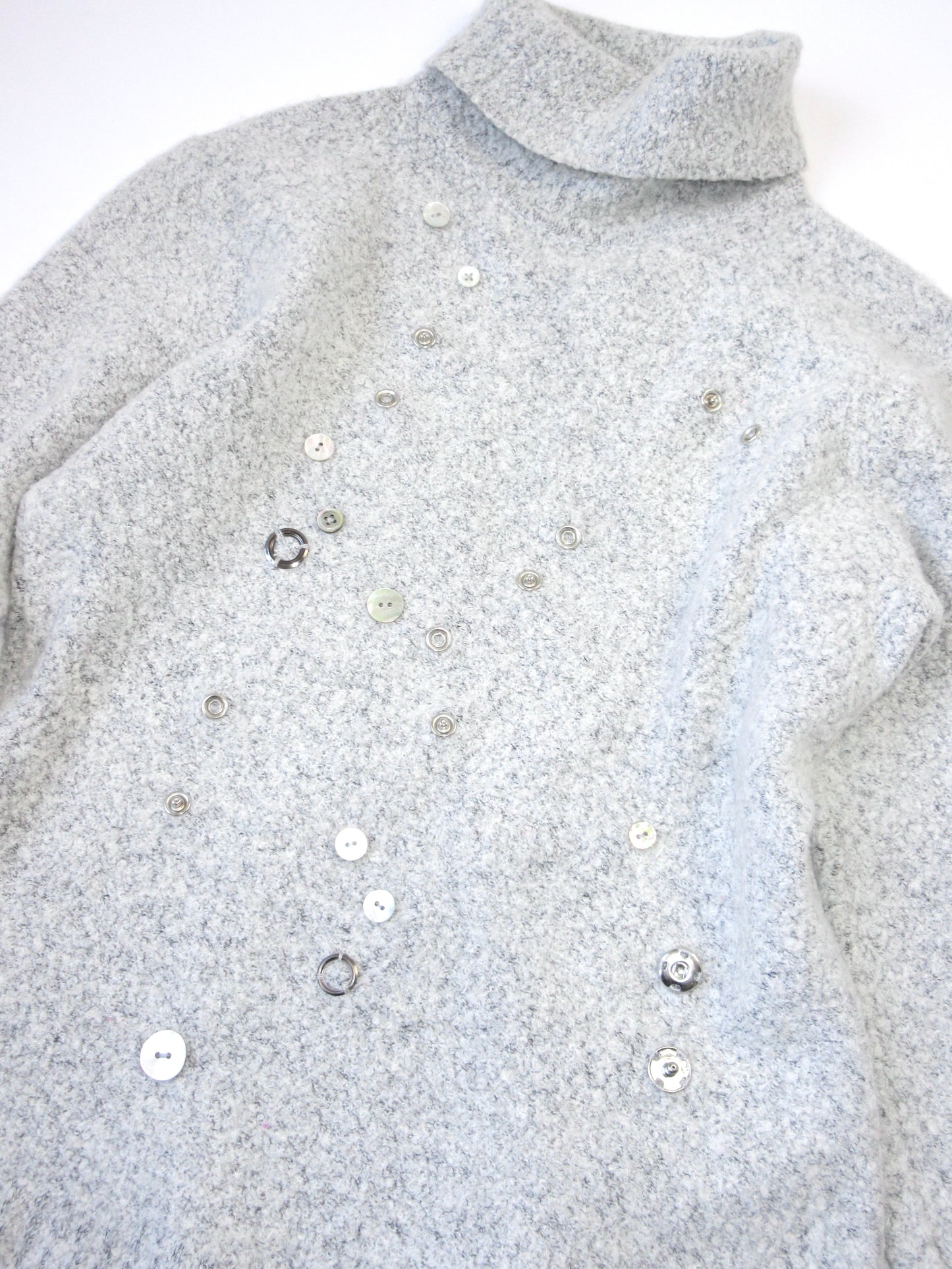 45 hailstorm boucle knit top