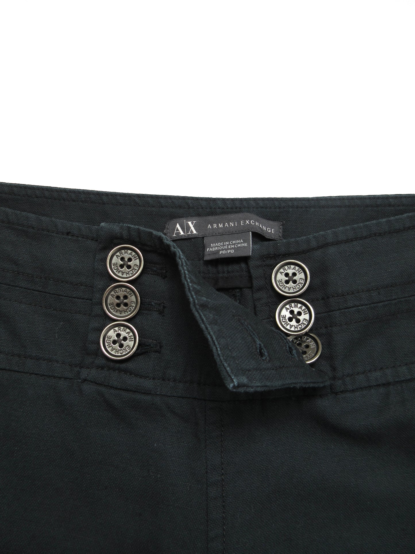 ARMANI EXCHANGE dark green pants