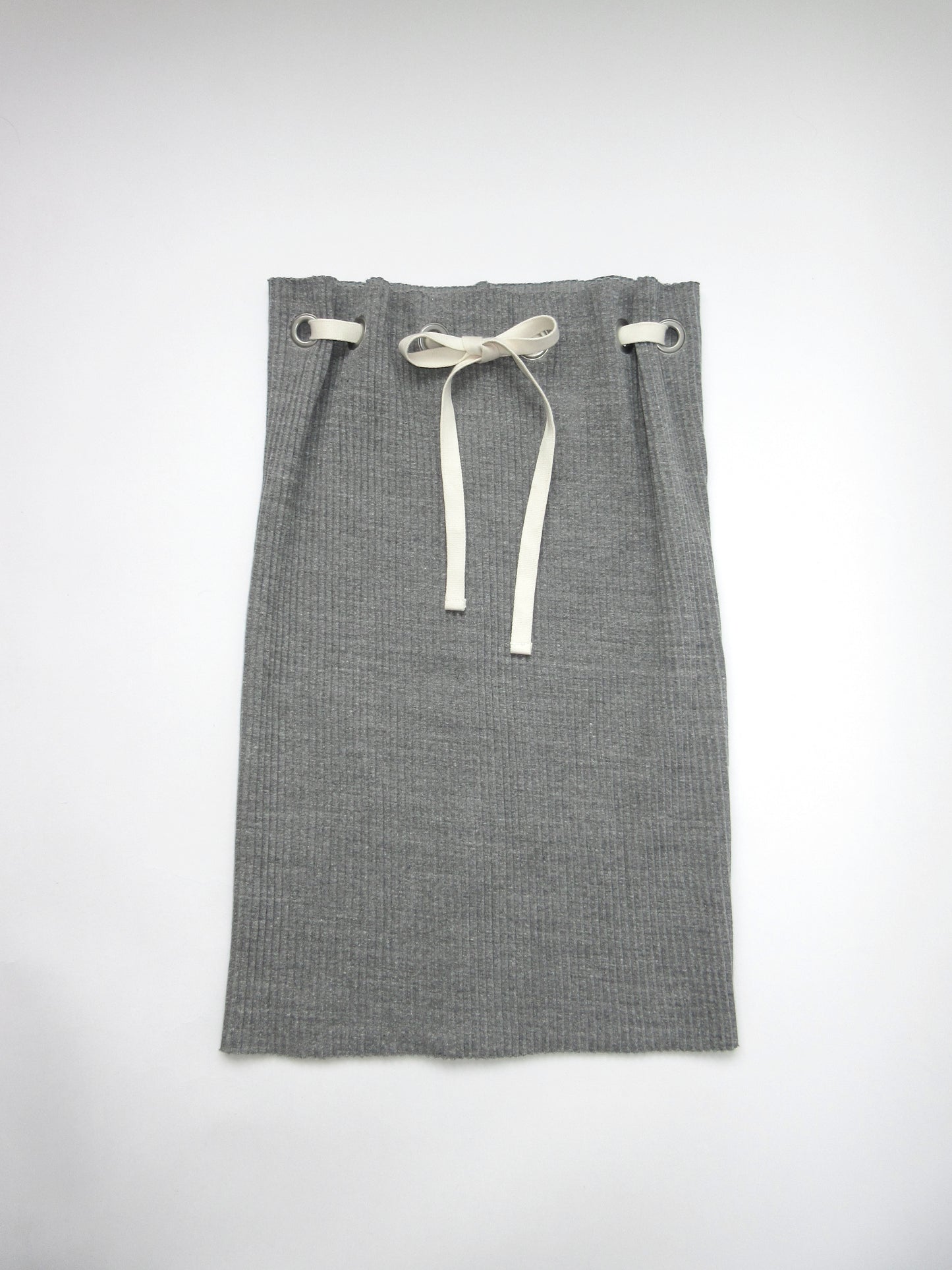 eyelet rib skirt