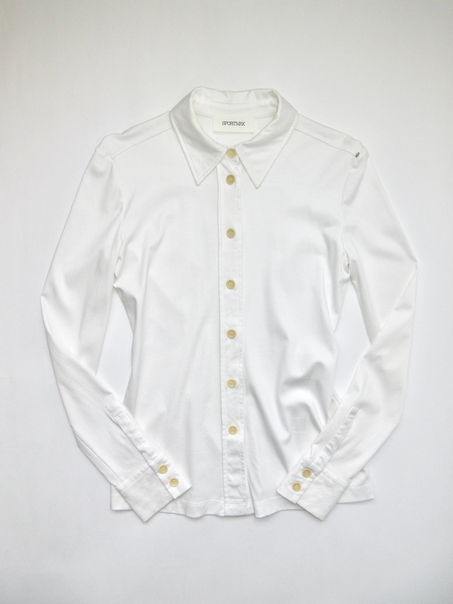 SPORTMAX white design shirt