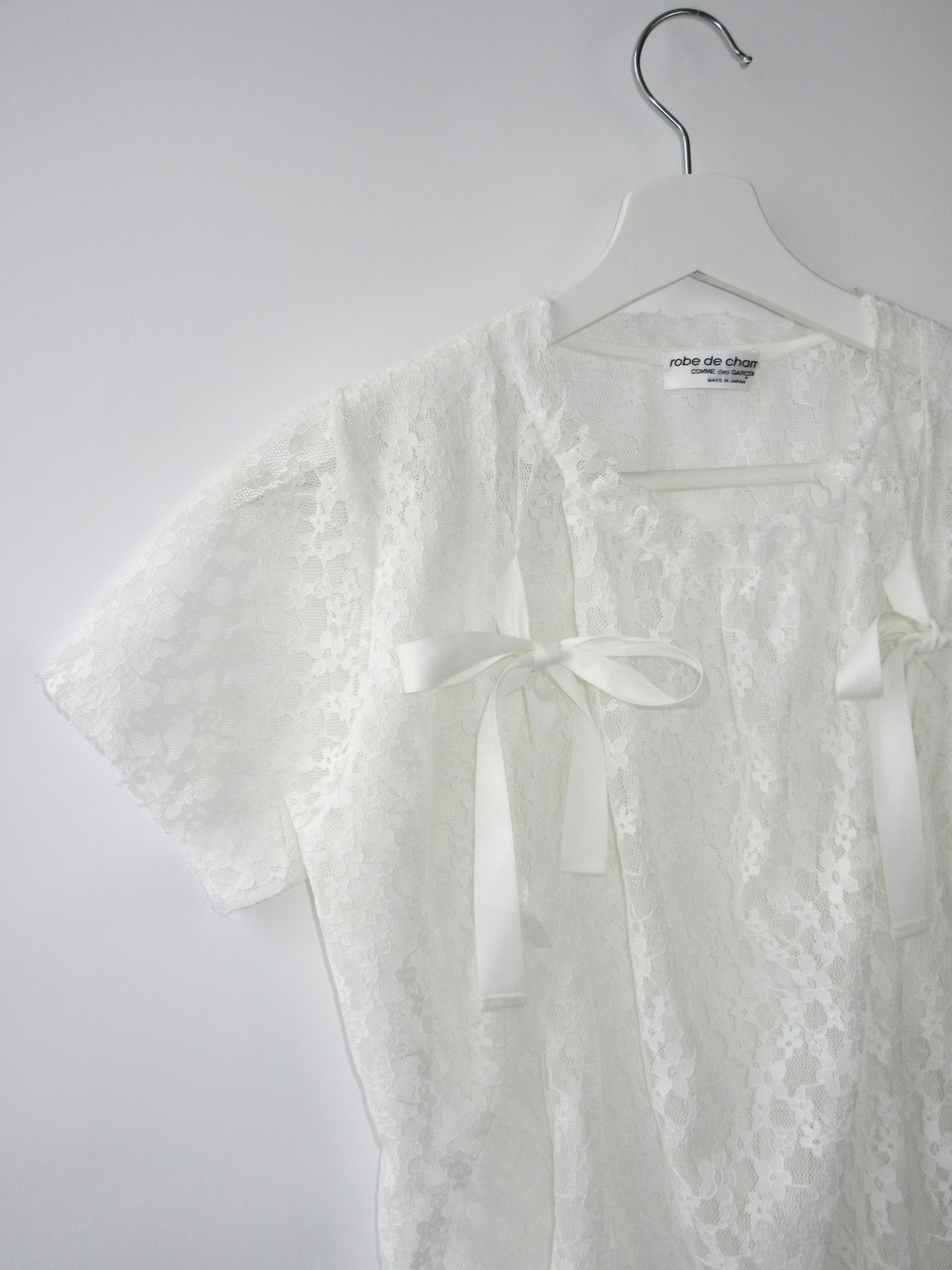 robe de chambre COMME des GARCONS lace top