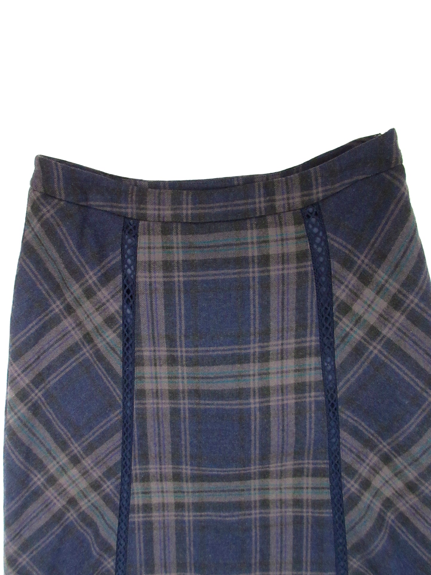 plaid design skirt