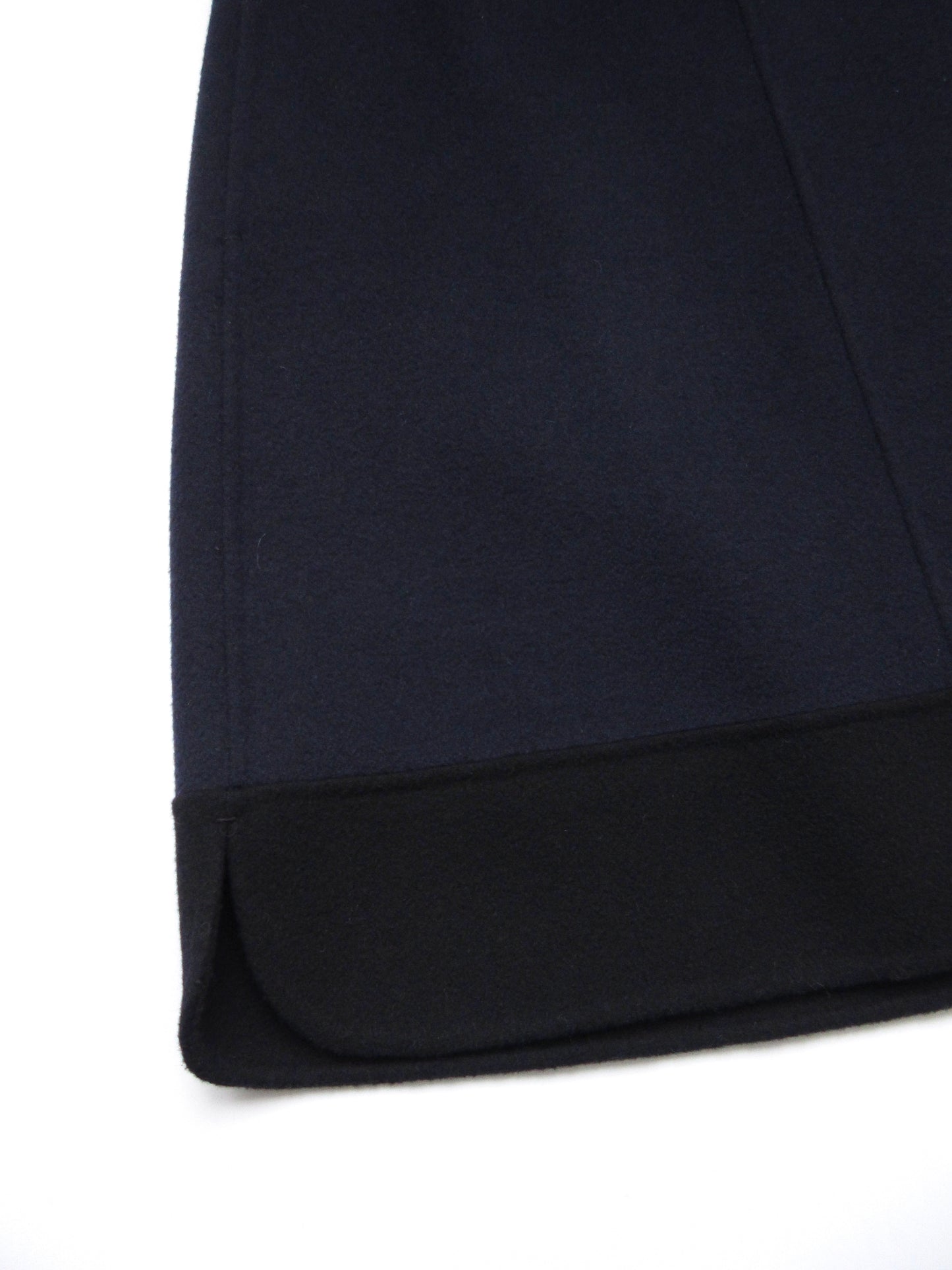 Max Mara navy wool skirt