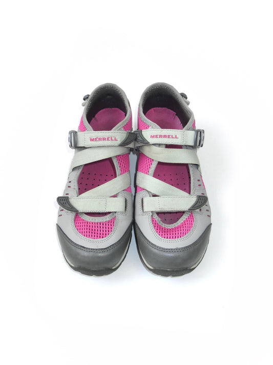 【used】MERRELL gray×pink shoes