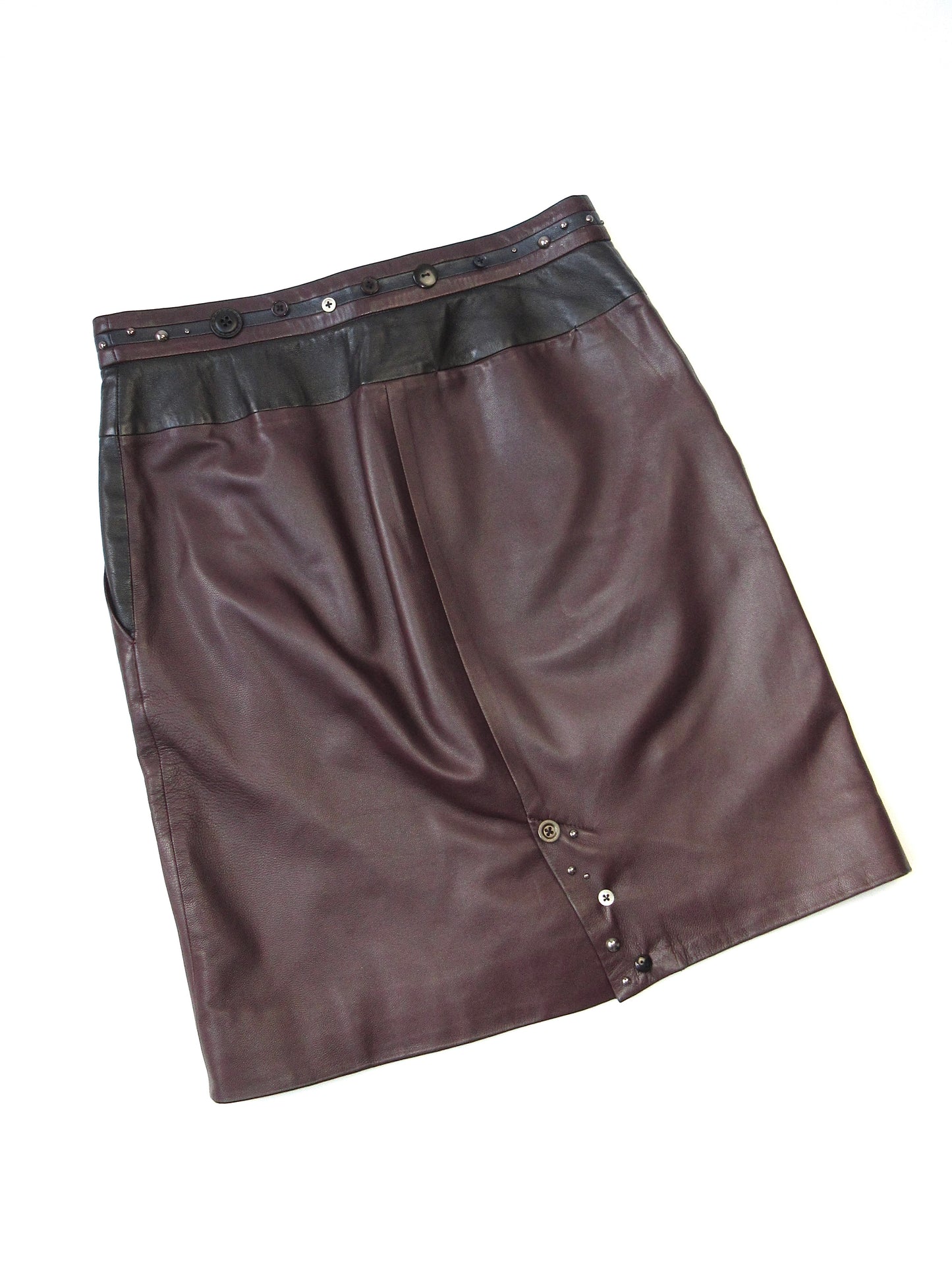 30 amelie leather skirt