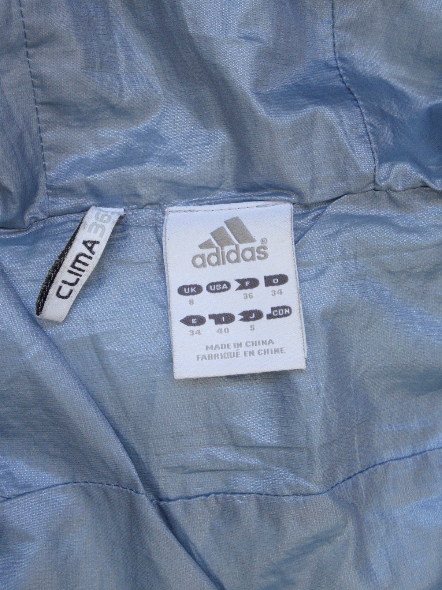 adidas ribbon point down jacket