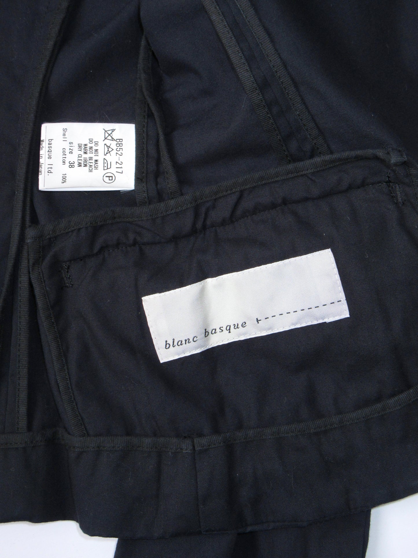 blanc basque navy jacket