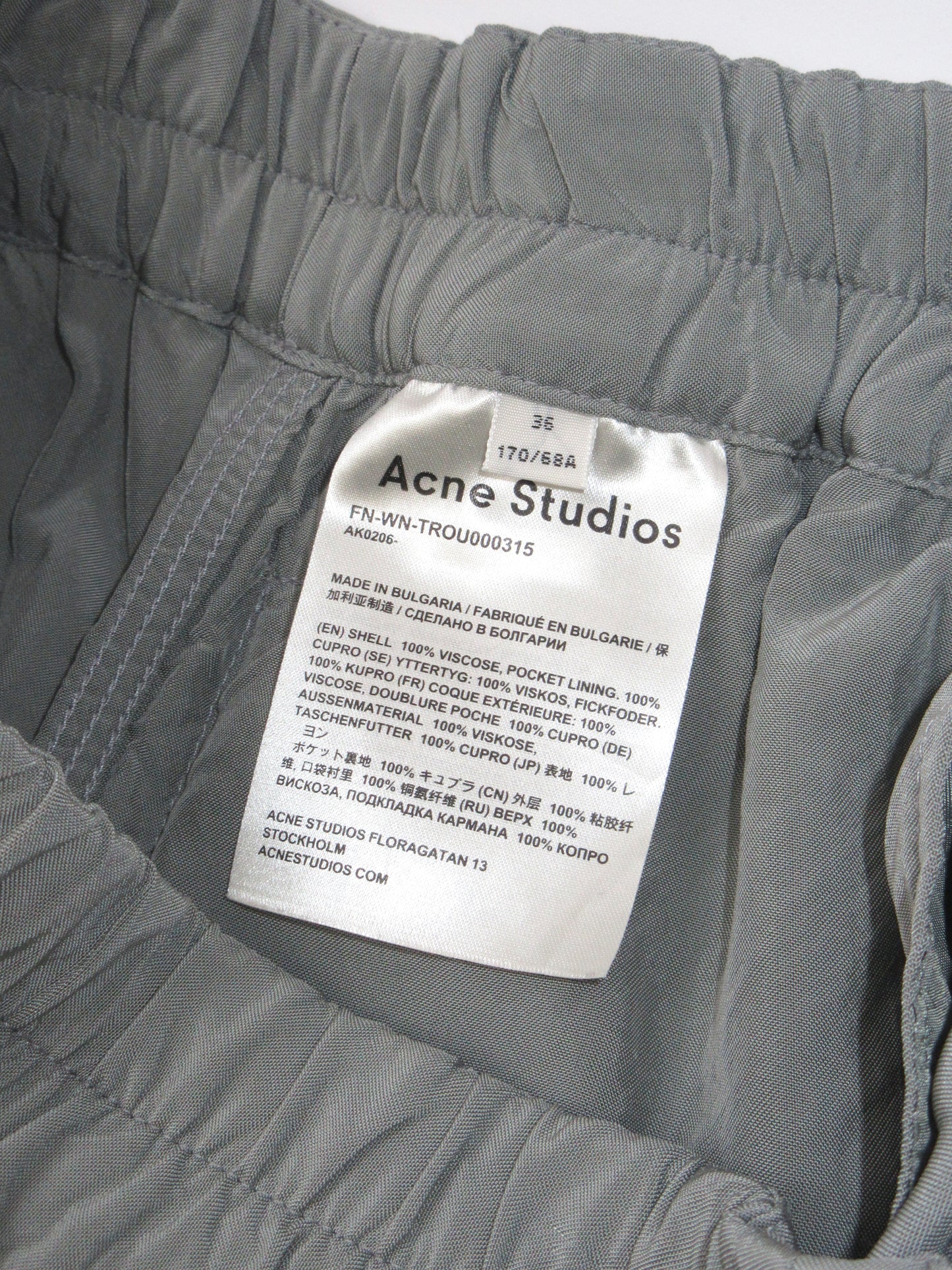 acne studios pants