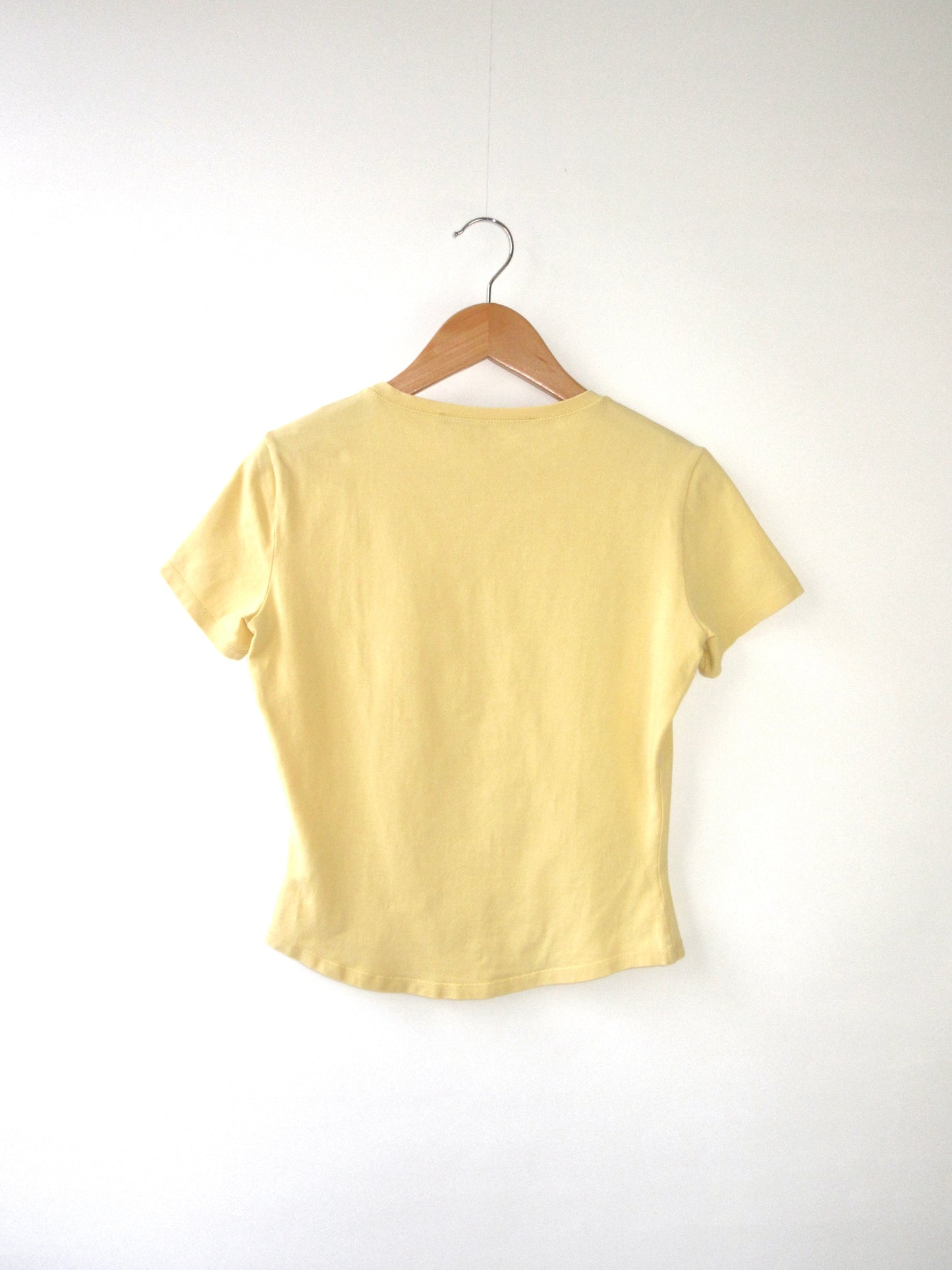 SPORTMAX yellow minimal t-shirt