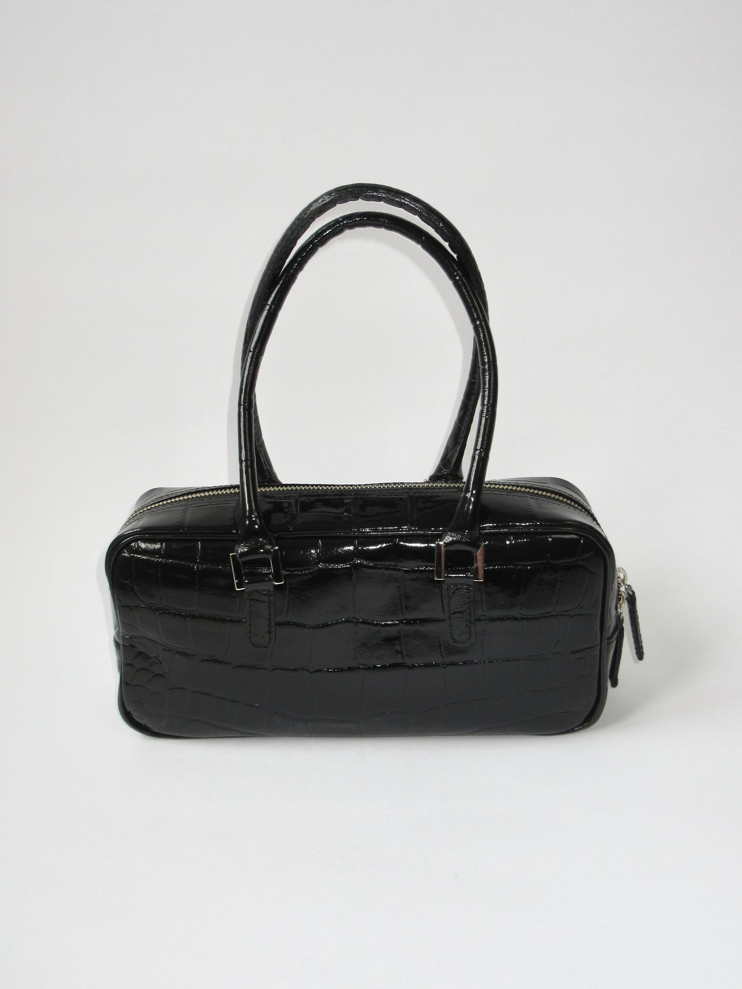 gross leather baguette bag