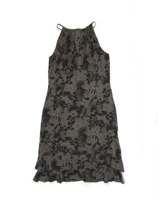 【used】flower pattern sleeveless dress