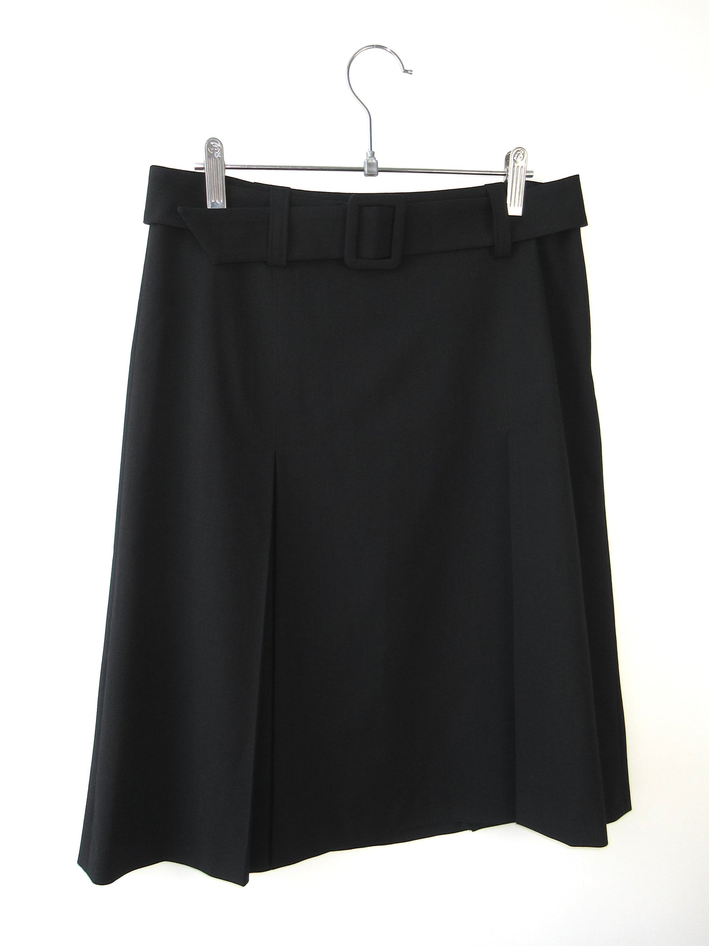 agnes b. black pleats skirt