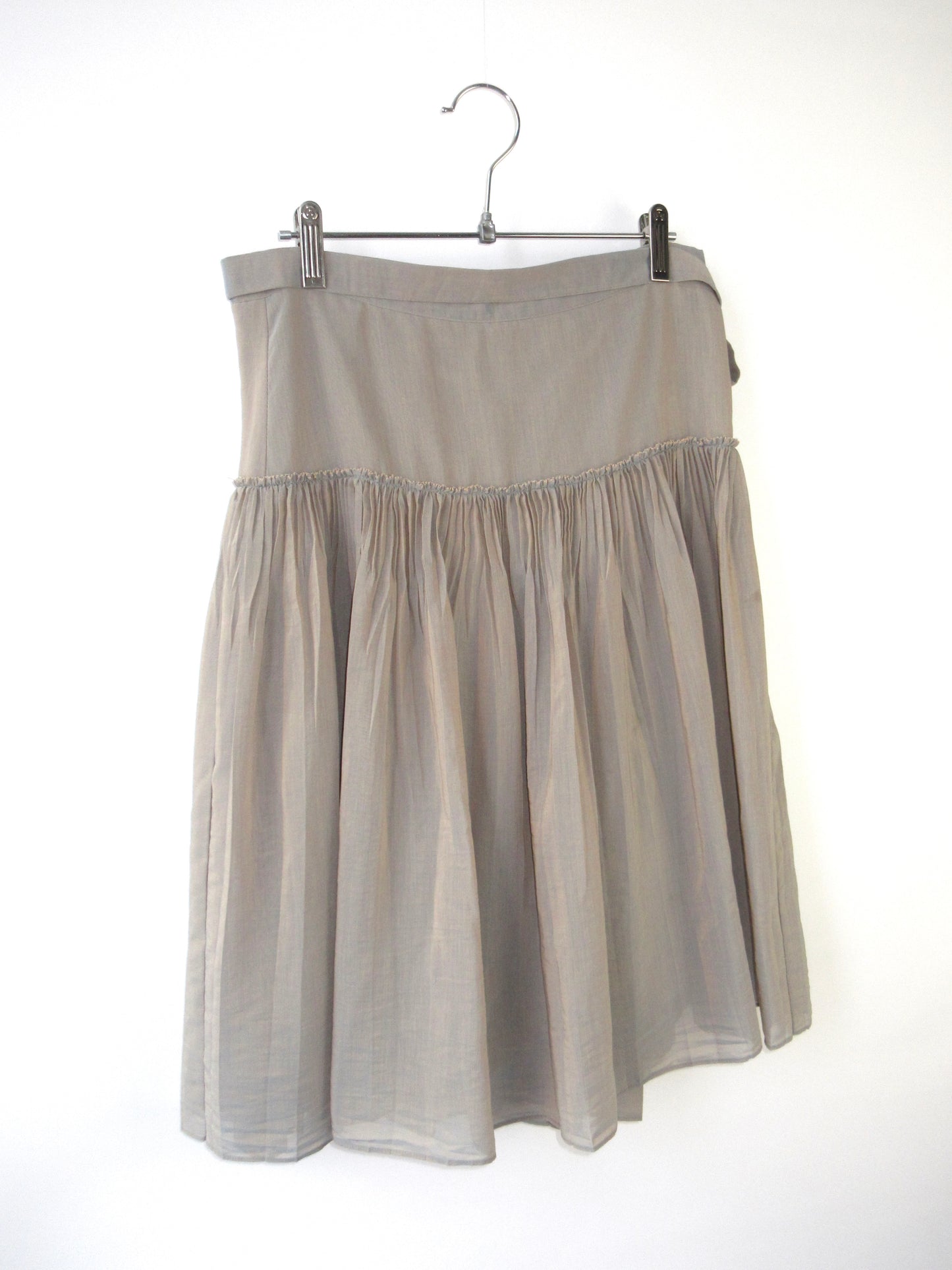 【used】flare wrap skirt