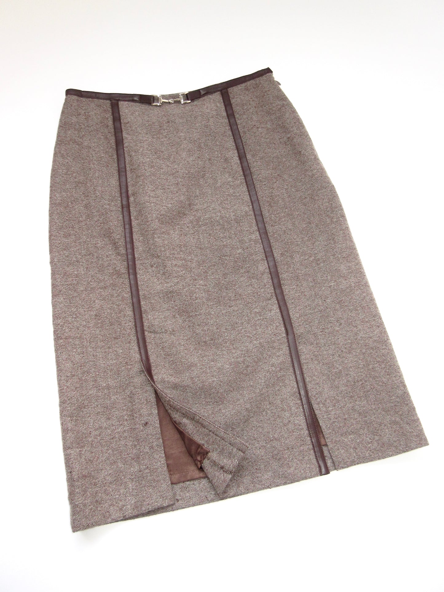 wool tweed design skirt