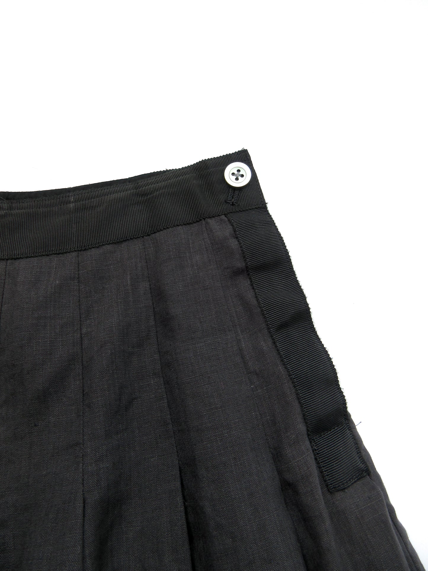 MARGARET HOWELL linen flare skirt