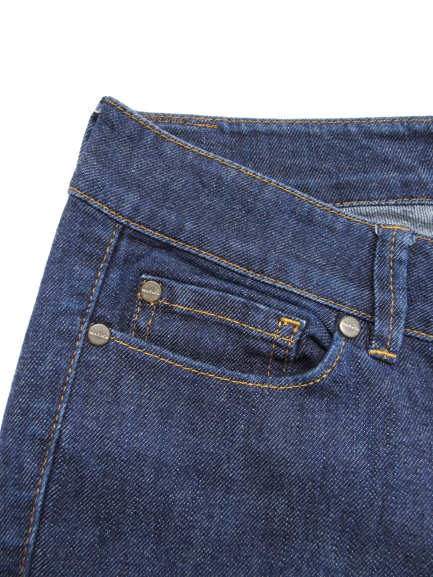 MAX&Co. blue denim slim flare