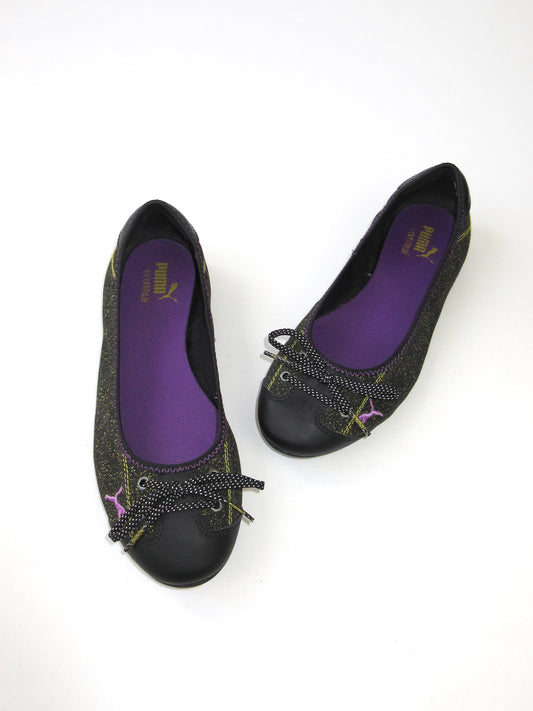 PUMA fabric design flat shoes