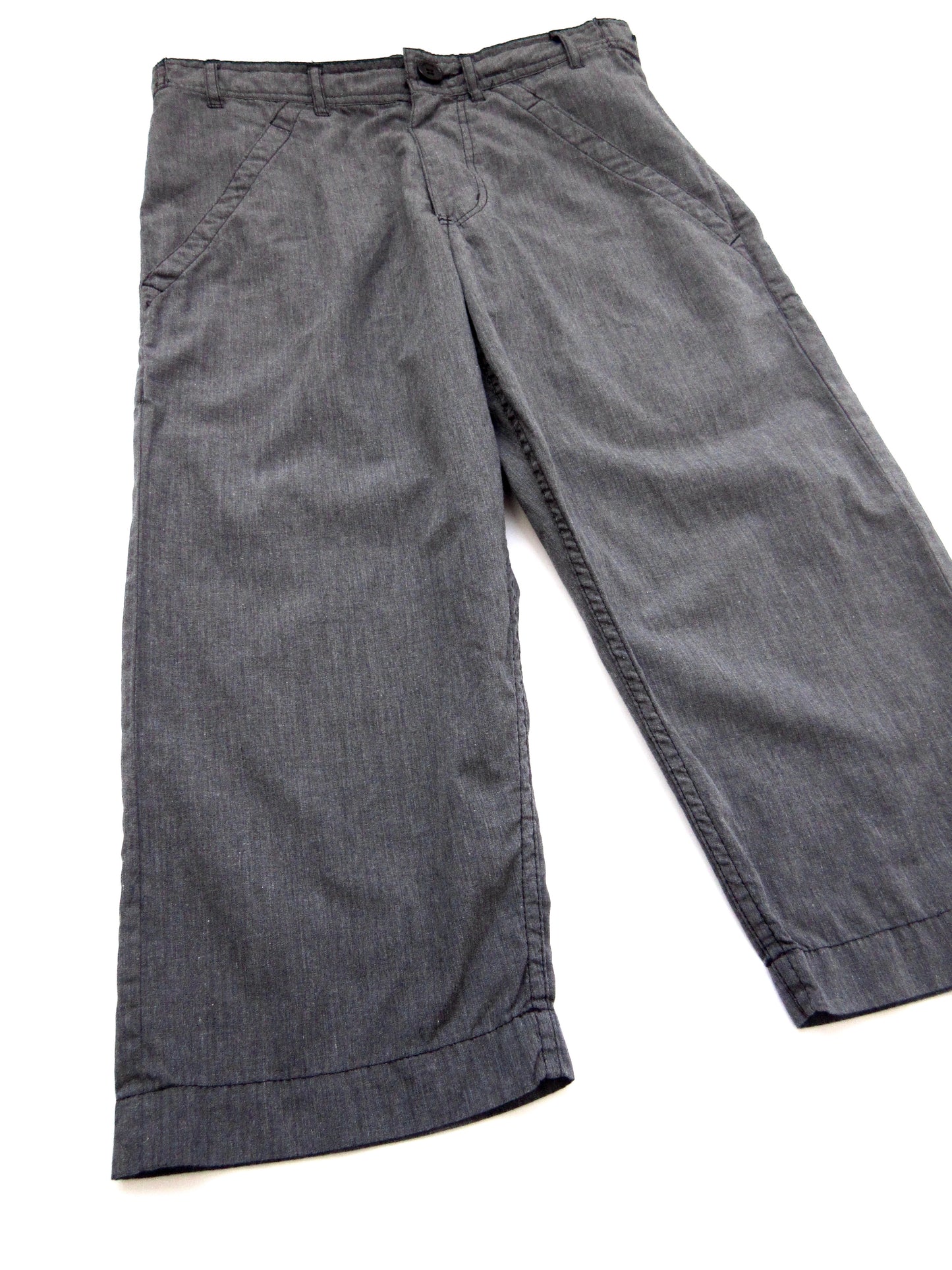 BLACK comme des garcons capri pants