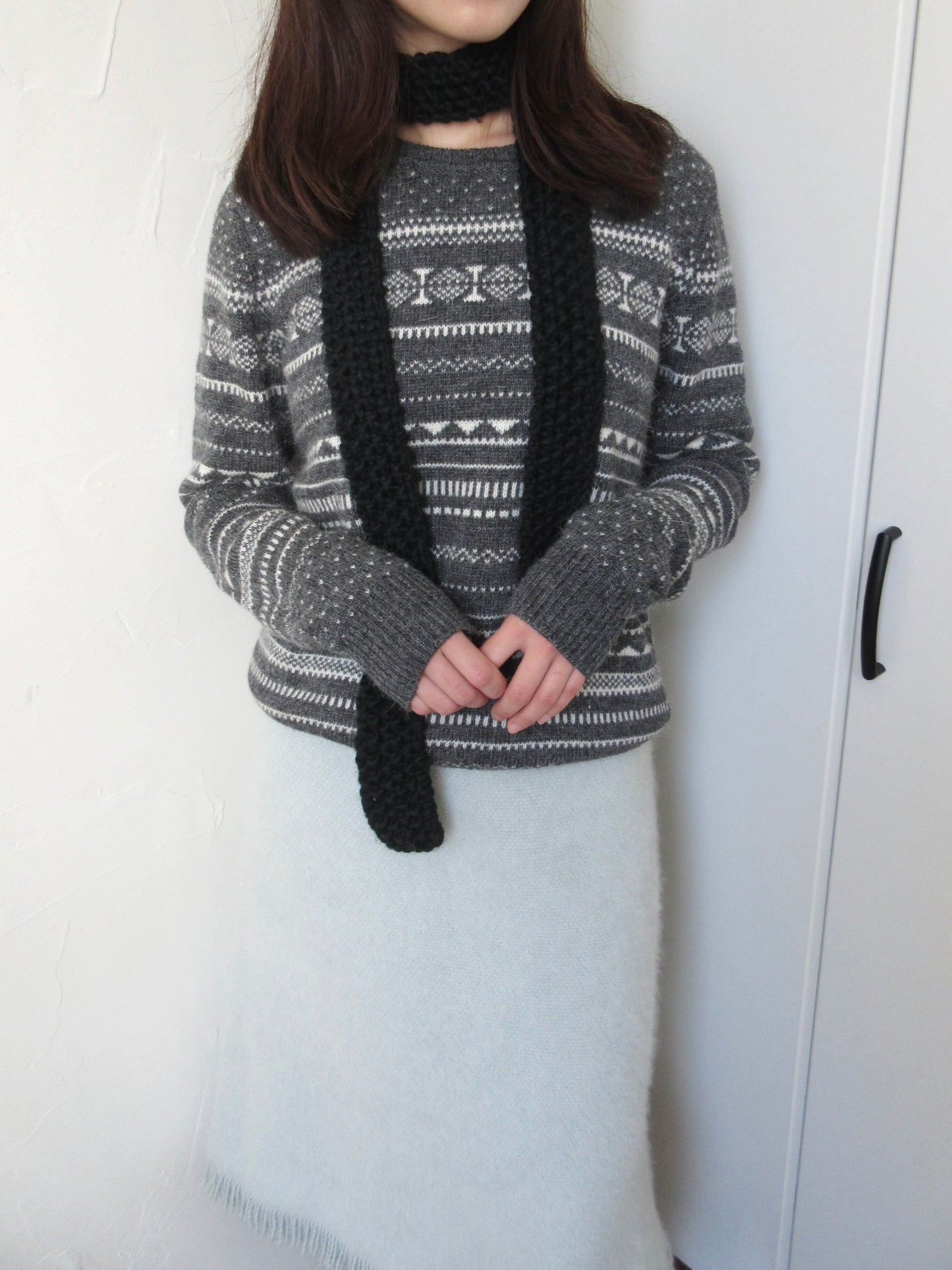 fair Isle wool sweater