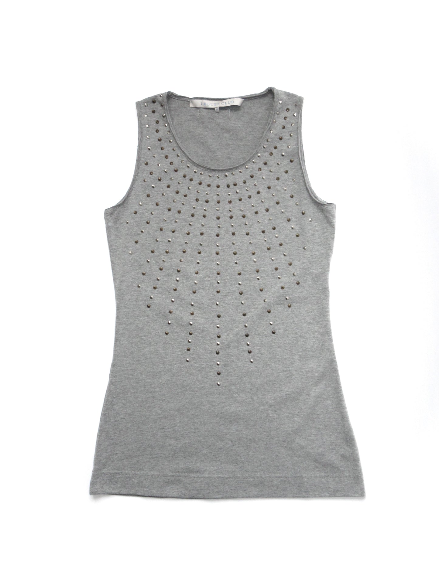 studs design sleeveless top