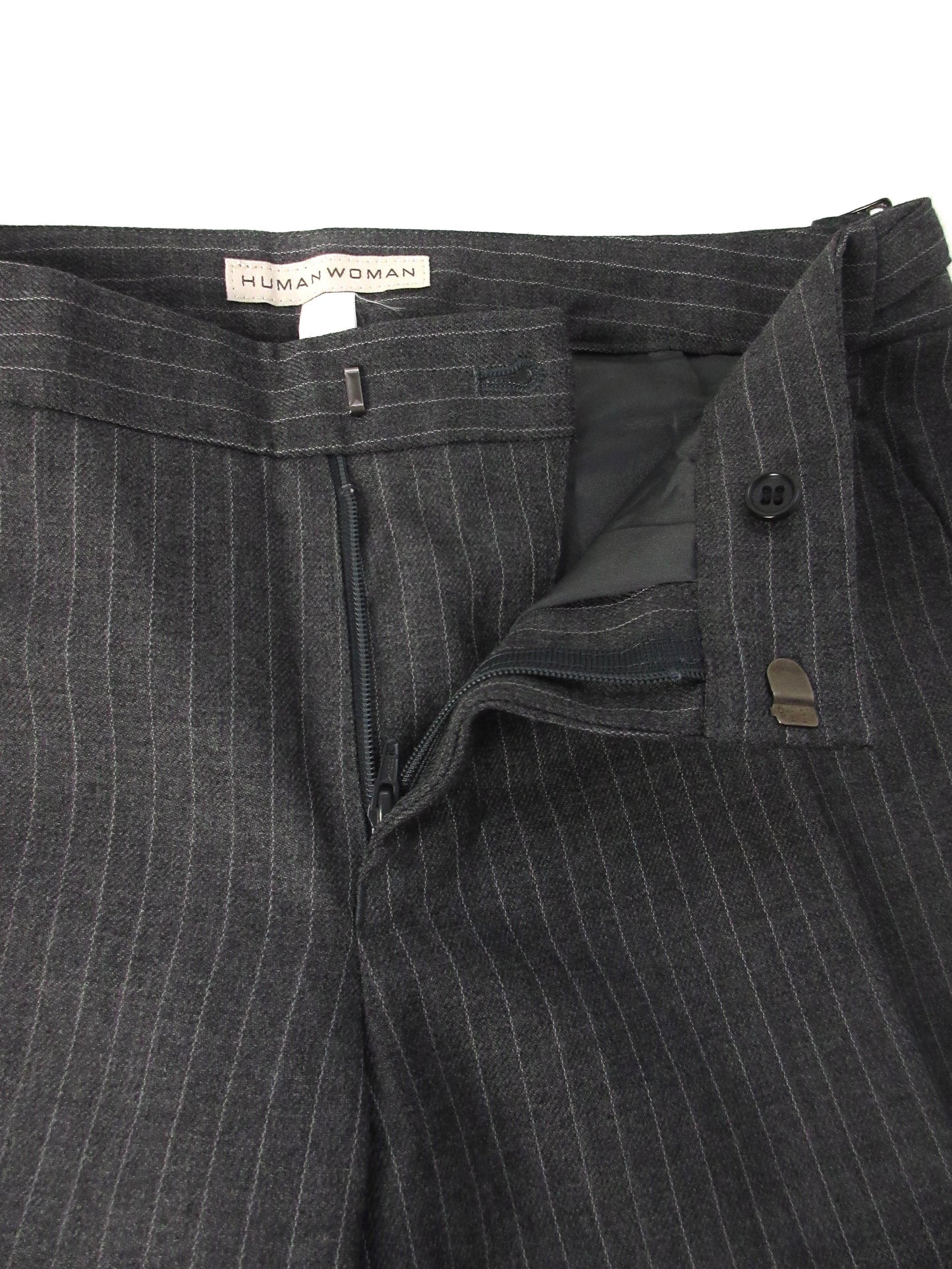 gray stripe slacks