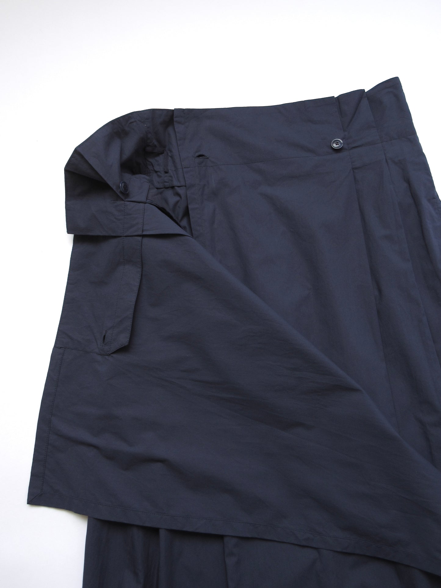 MaxMara unbalance pleats long skirt