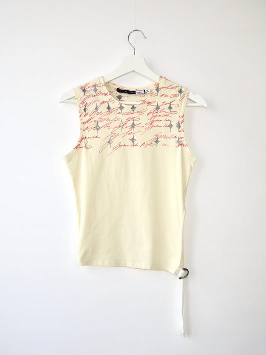 SPORTMAX side hole design sleeveless top