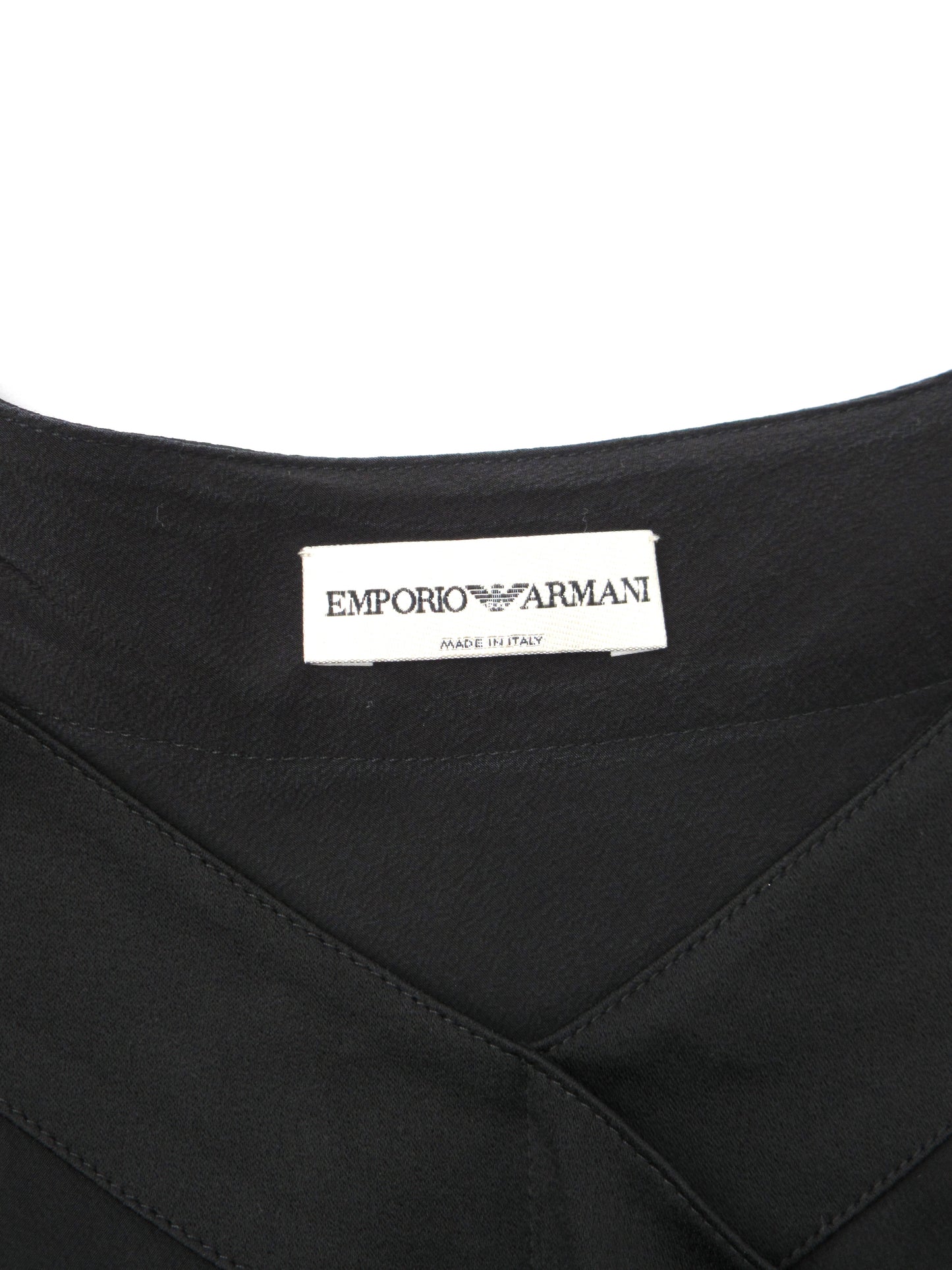 EMPORIO ARMANI silk sleeveless top