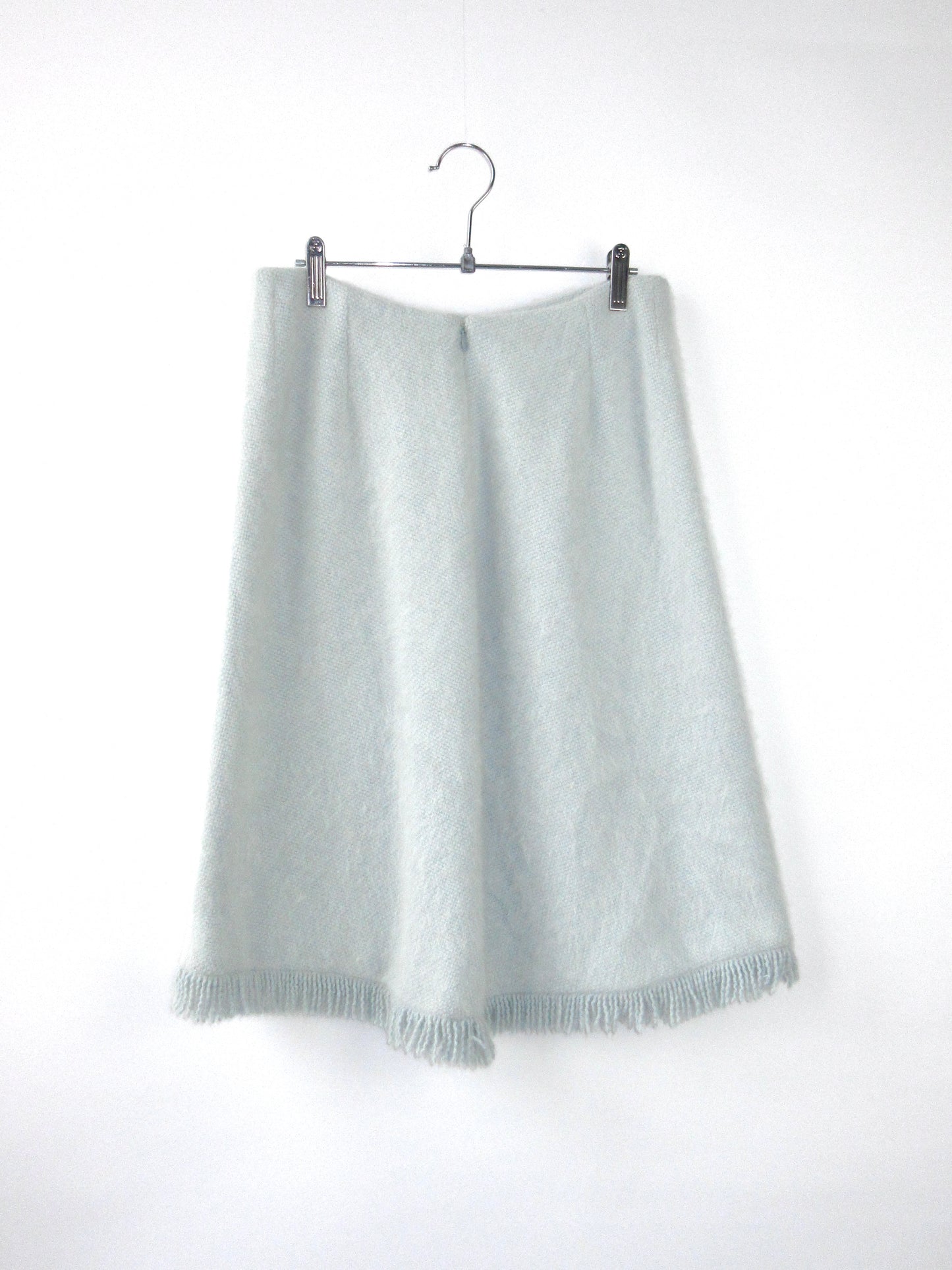 MARNI winter blue cashmere skirt