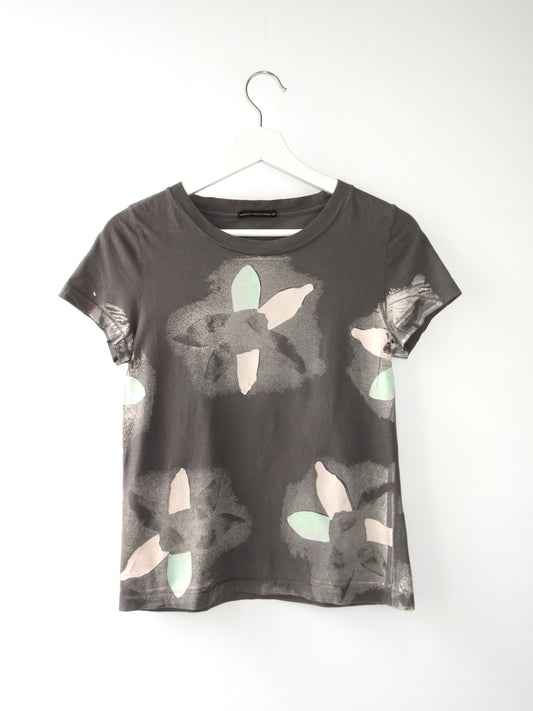 MARITHE+FRANÇOIS GIRBAUD flower pattern t-shirt