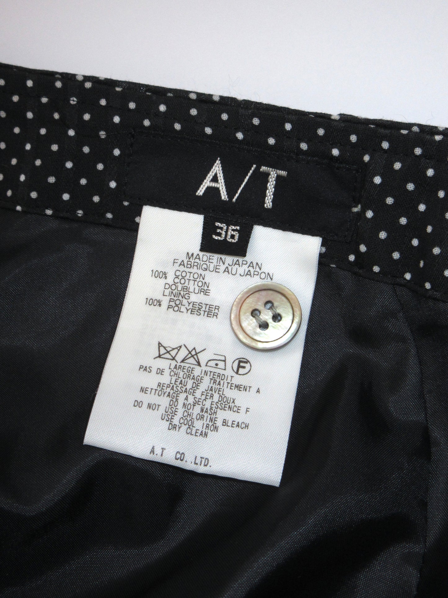 A/T polka dots skirt