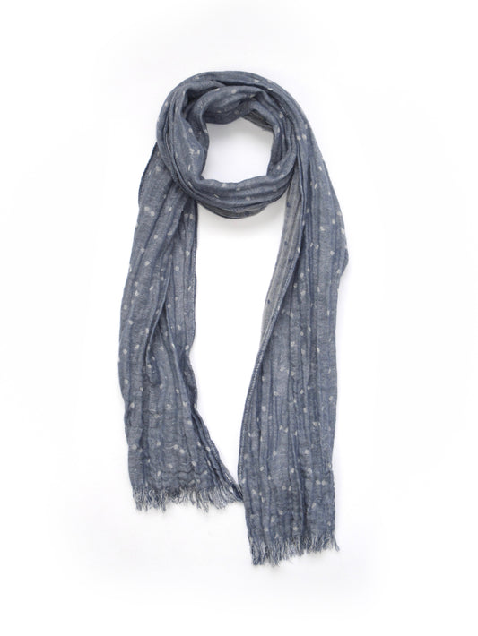 saxe blue dot stole