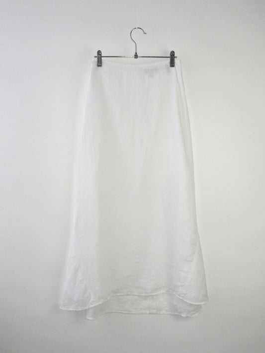 Theory linen flare skirt