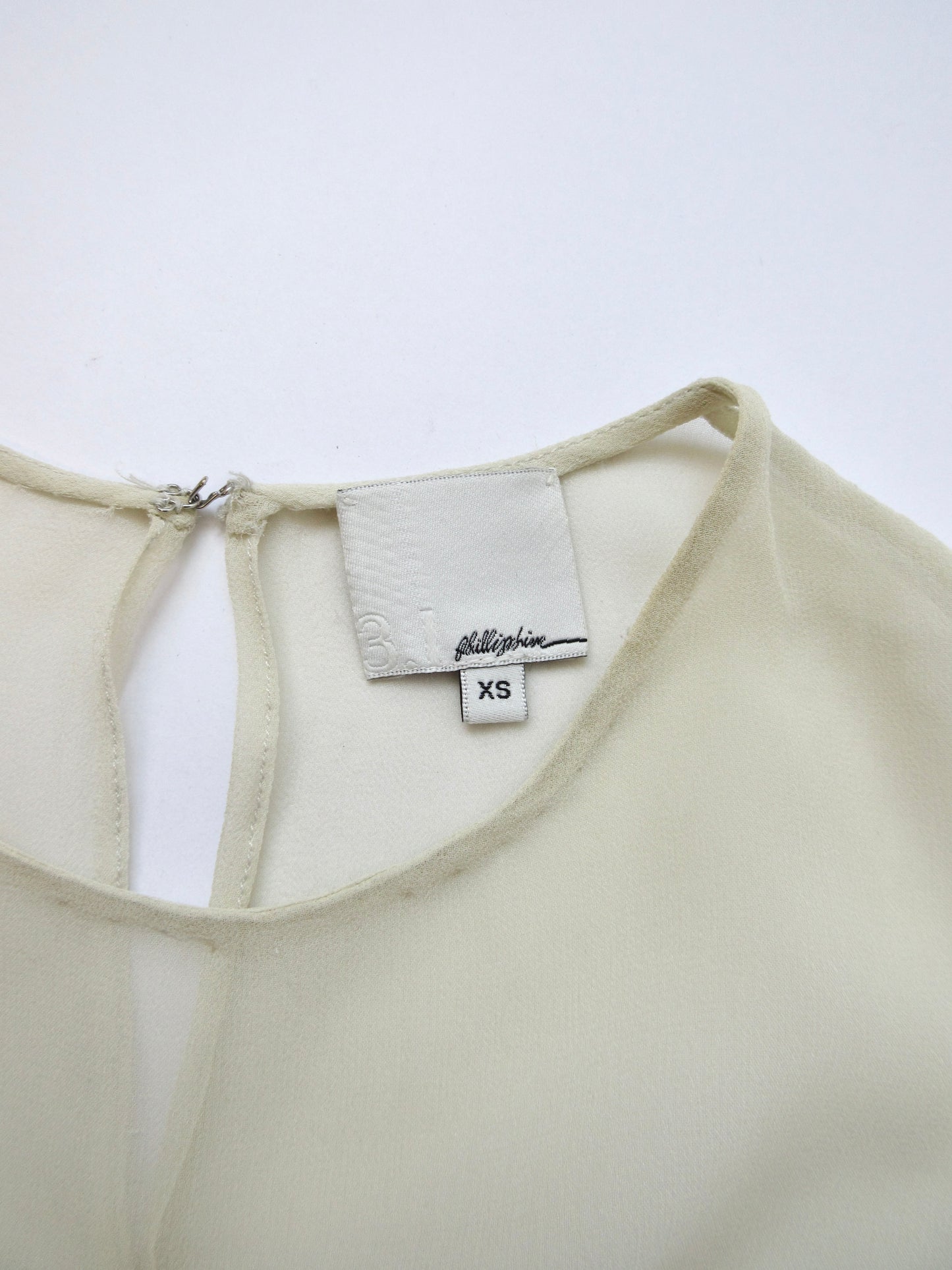【used】3.1 Phillip Lim silk frill tunic