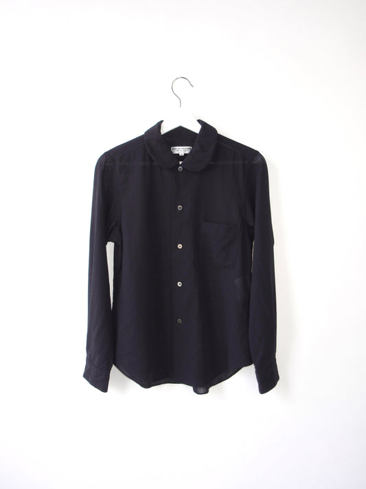 robe de chambre COMME de GARCONS navy blouse