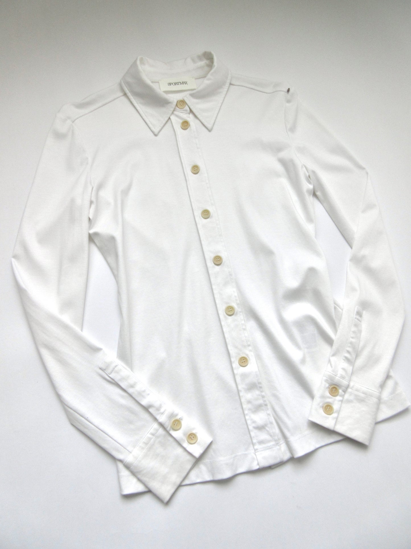 SPORTMAX white design shirt