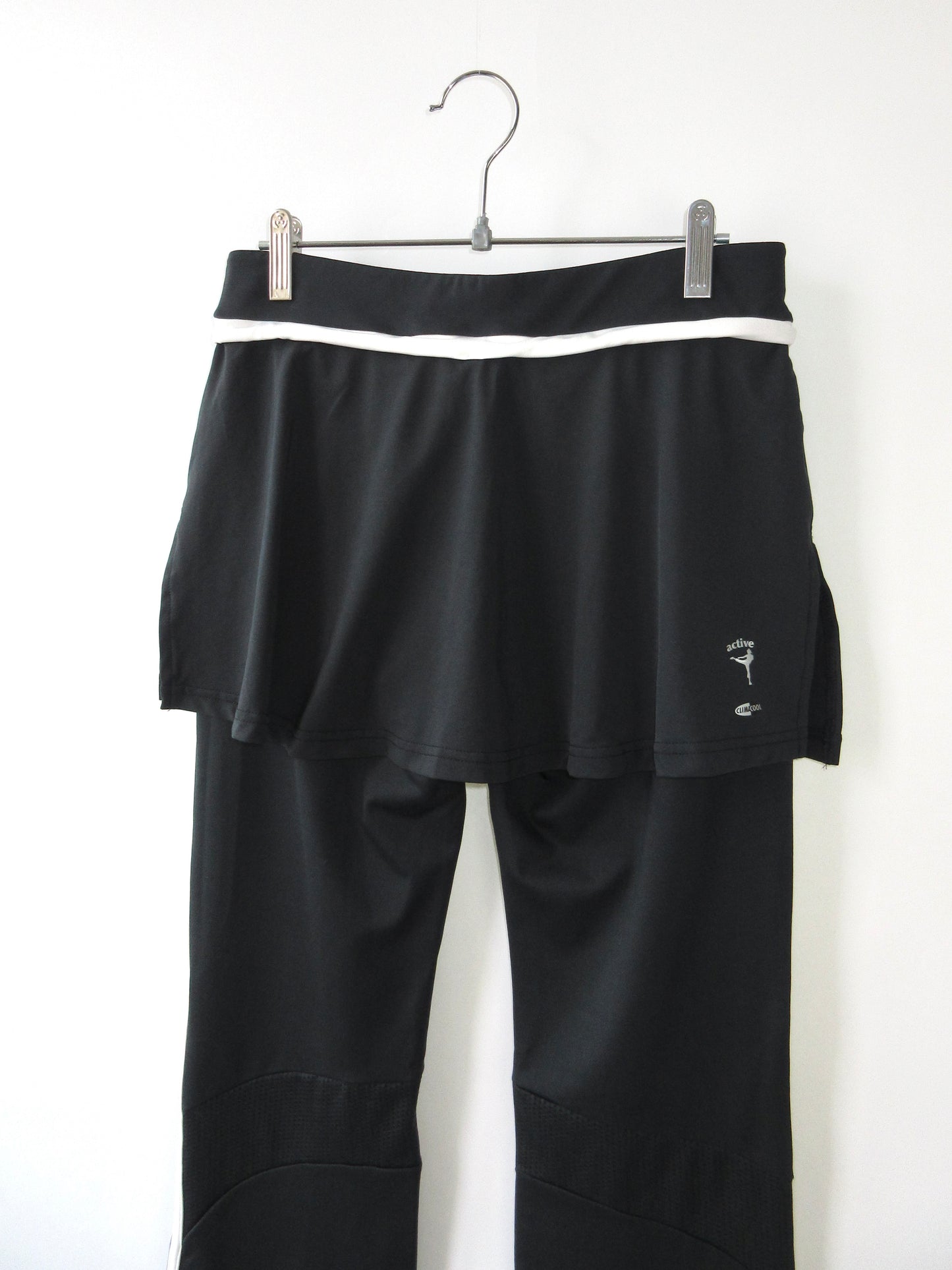 adidas skirt layered pants