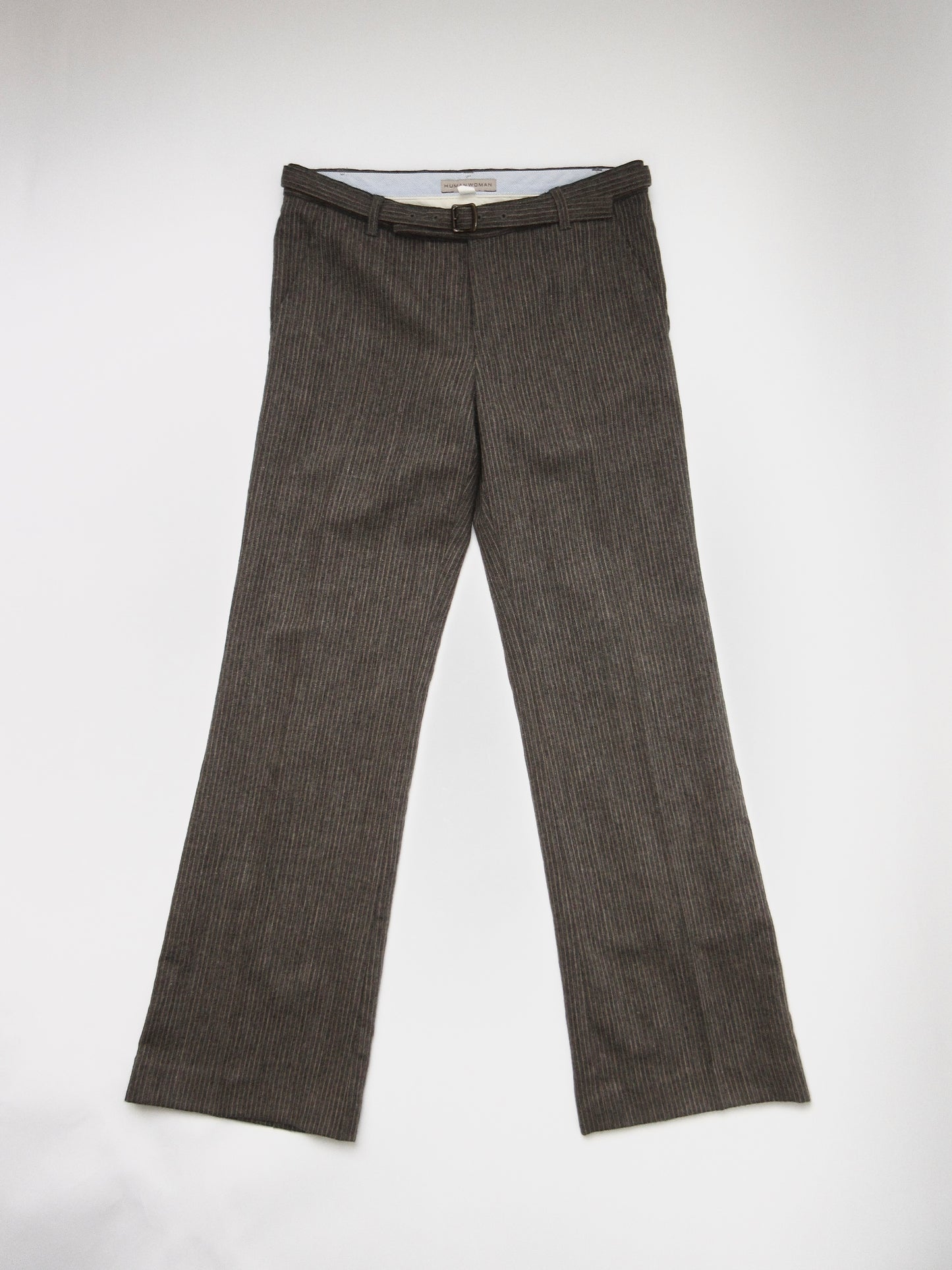 brown stripe slacks