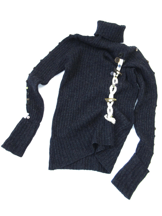 20 plait turtleneck sweater