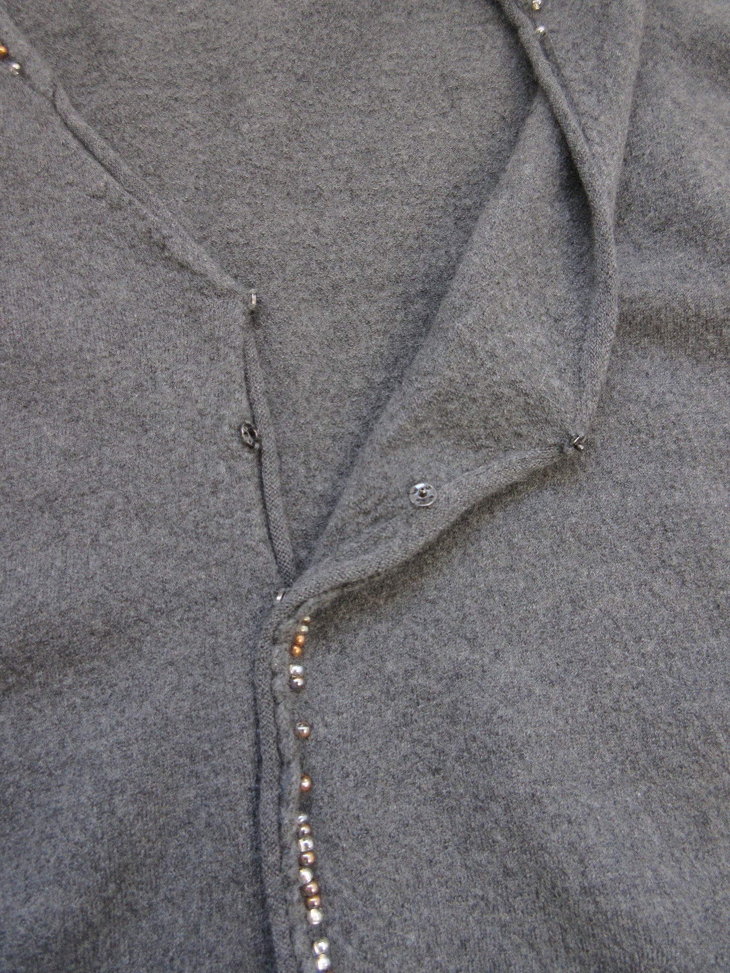 【used】sunaokuwahara beads detail cardigan